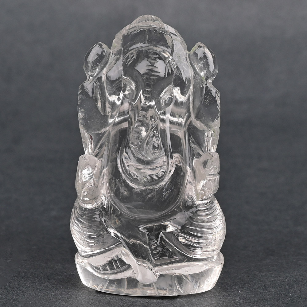 Buy Sphatik Ganesh Idol - 52 gms from Rudra Centre (Rudraksha Ratna) at reasonable prices.