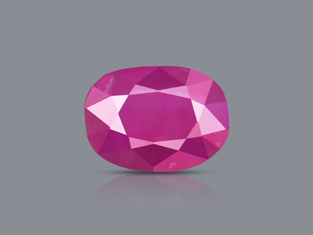 Buy Burma Ruby - 3.61 Carats from Rudra Centre (Rudraksha Ratna) at reasonable prices.