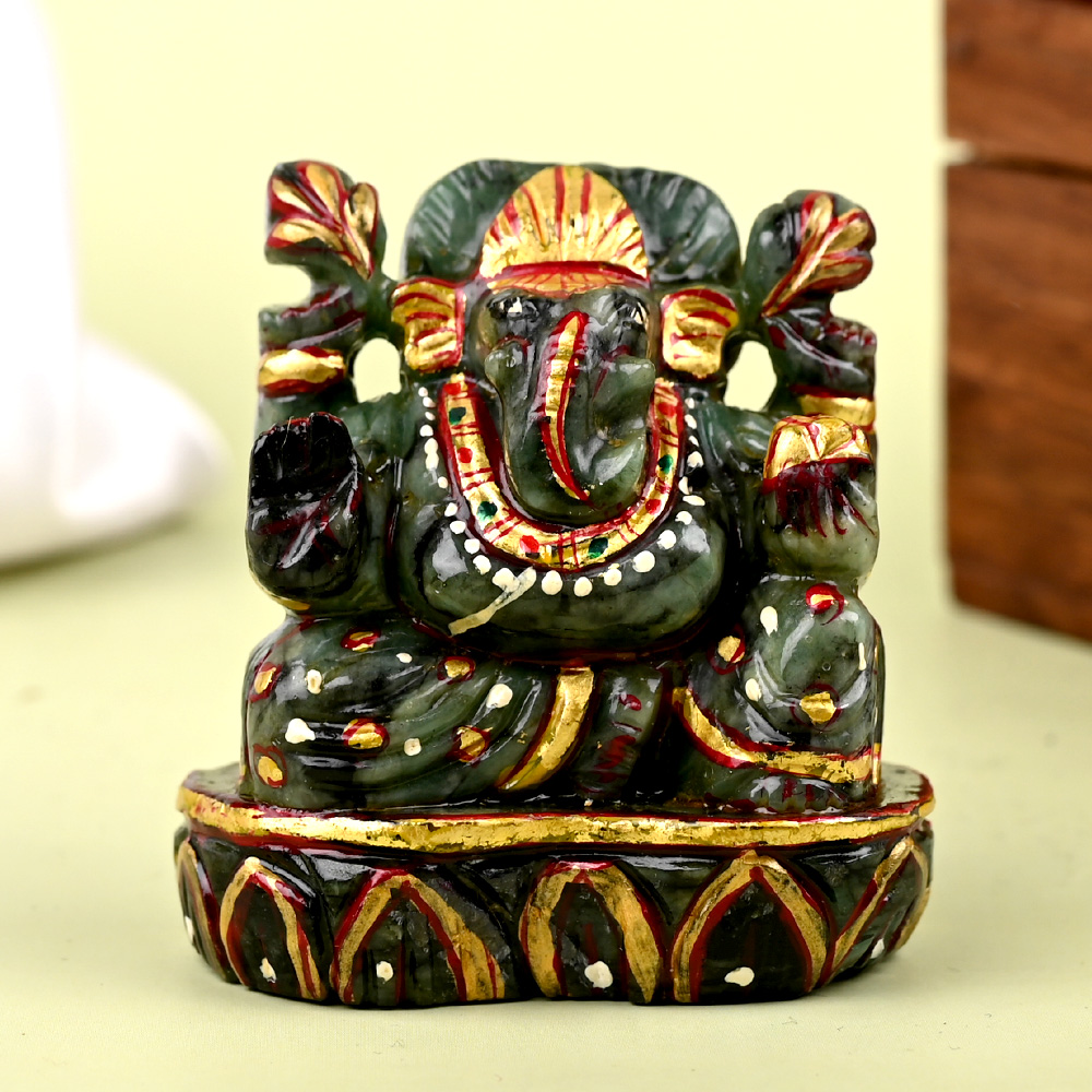 Emerald Ganesha Idol - 380 Carat
