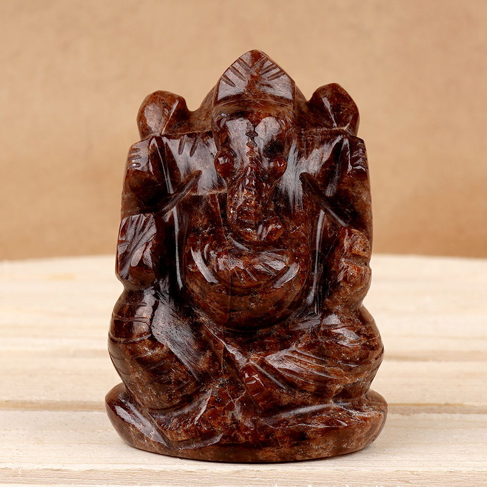 Gomed Ganesha Idol - 146 gms