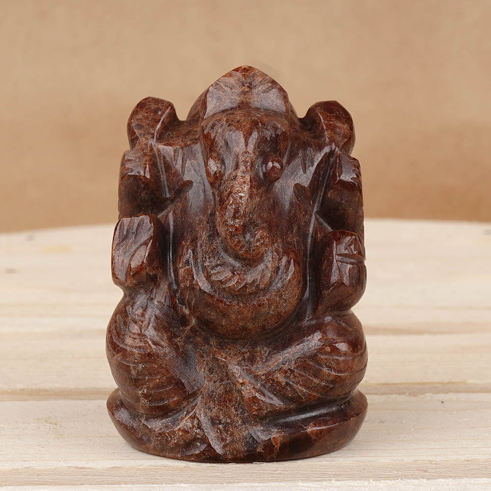 Gomed Ganesha Idol - 139 gms