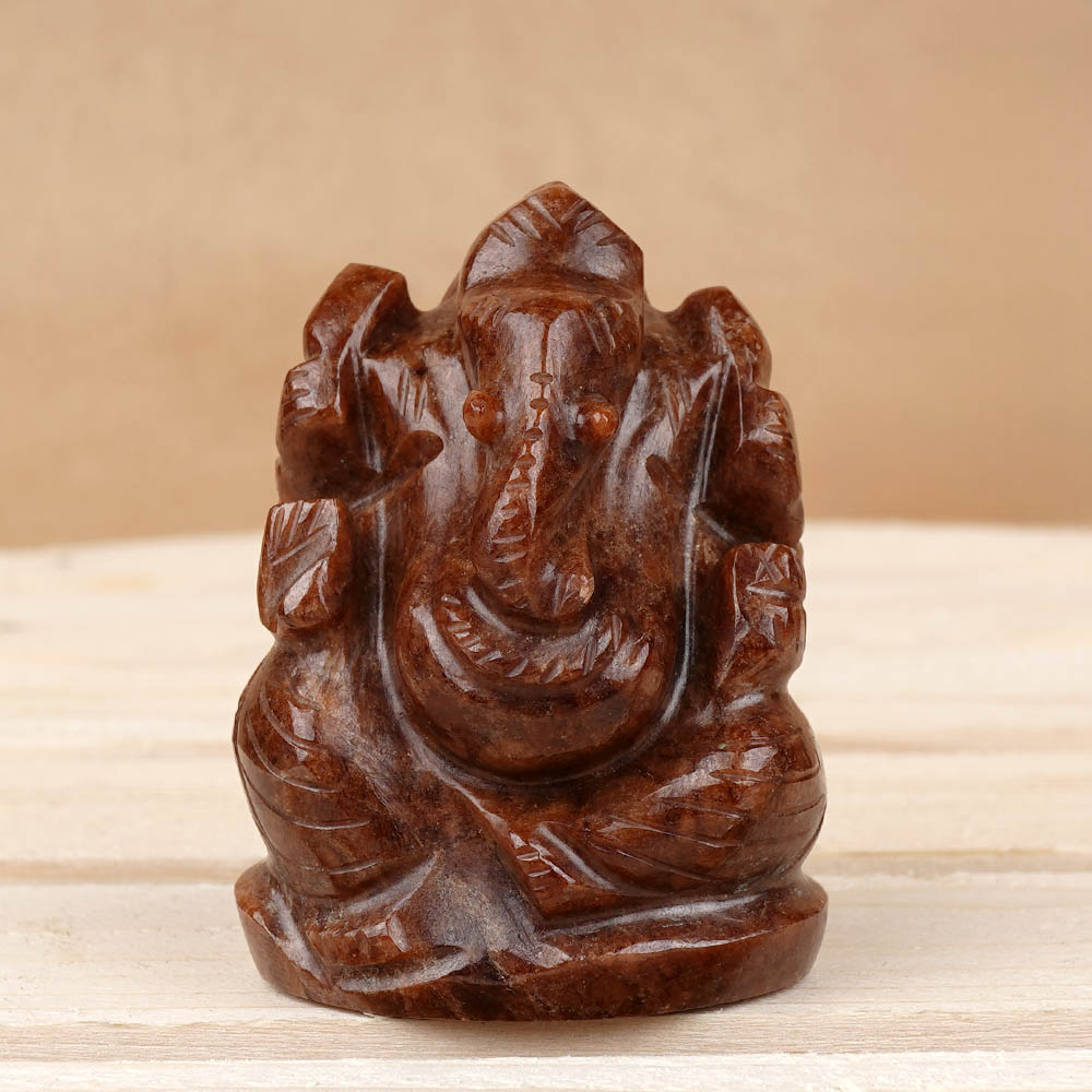 Gomedh Ganesha Idol - 96 gms