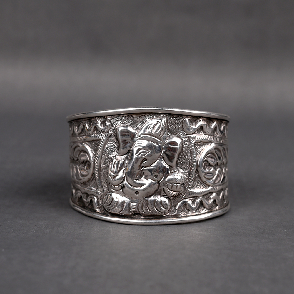 Ganesh Kada Cuff Bracelet