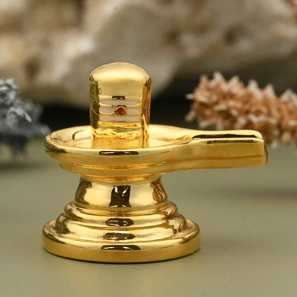 Shivling in Pure Gold