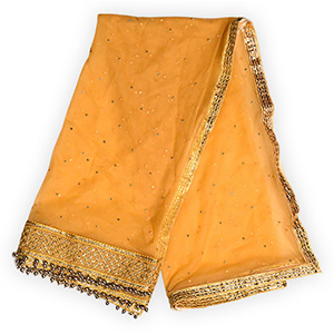 Vibrant Netted Mata Ki Chunri