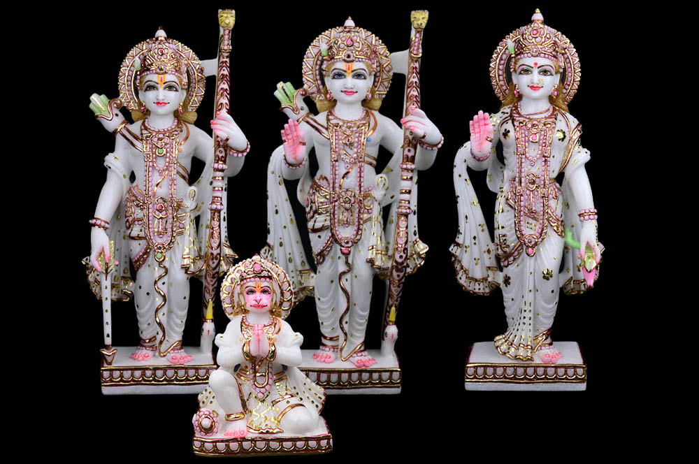 Ram Parivar Marble Idol