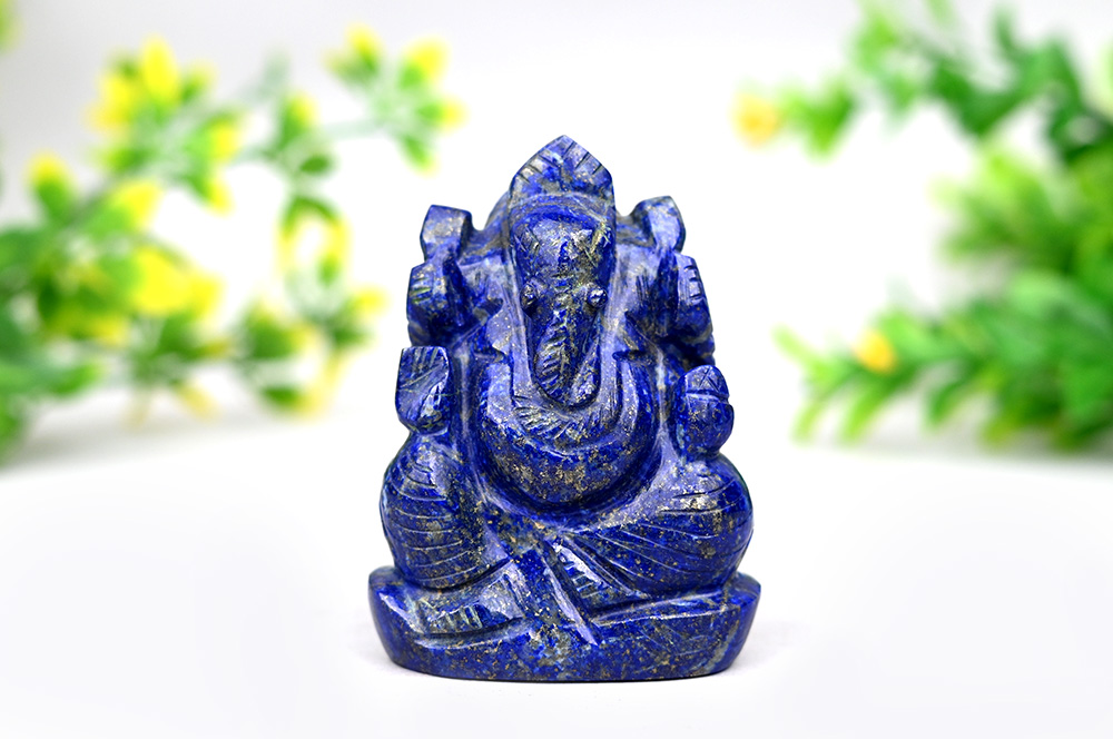 Lapis Lazuli Ganesha - 110 gms - I