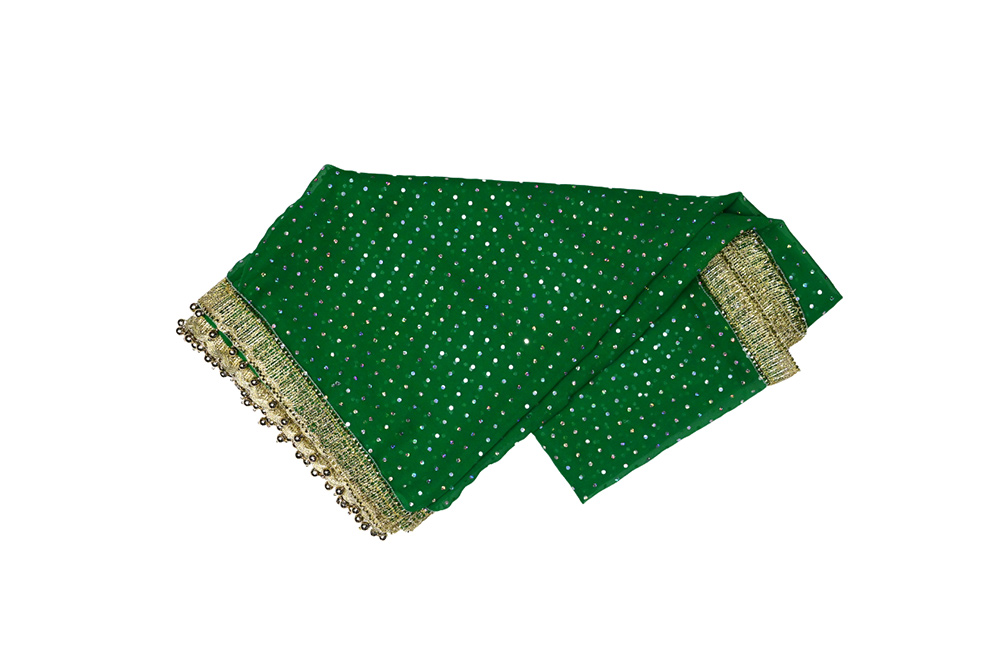 Golden Polka Mata Ki Chunri