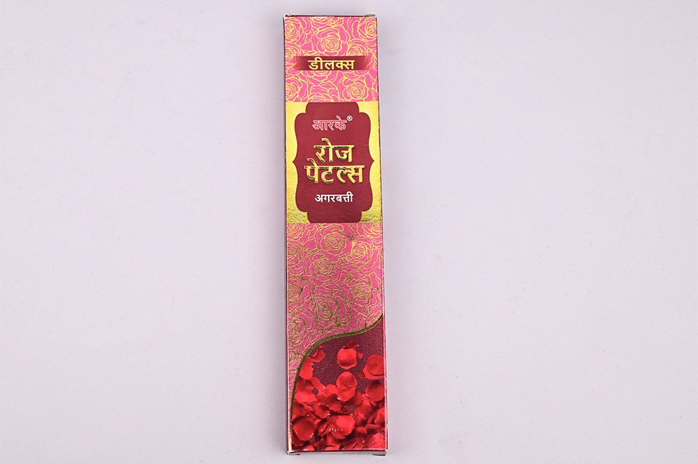 Orkay Rose Petals Agarbatti 20 Incense Sticks Pack