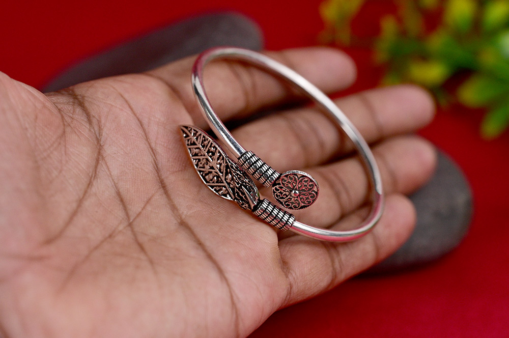 Designer Kada in Pure silver