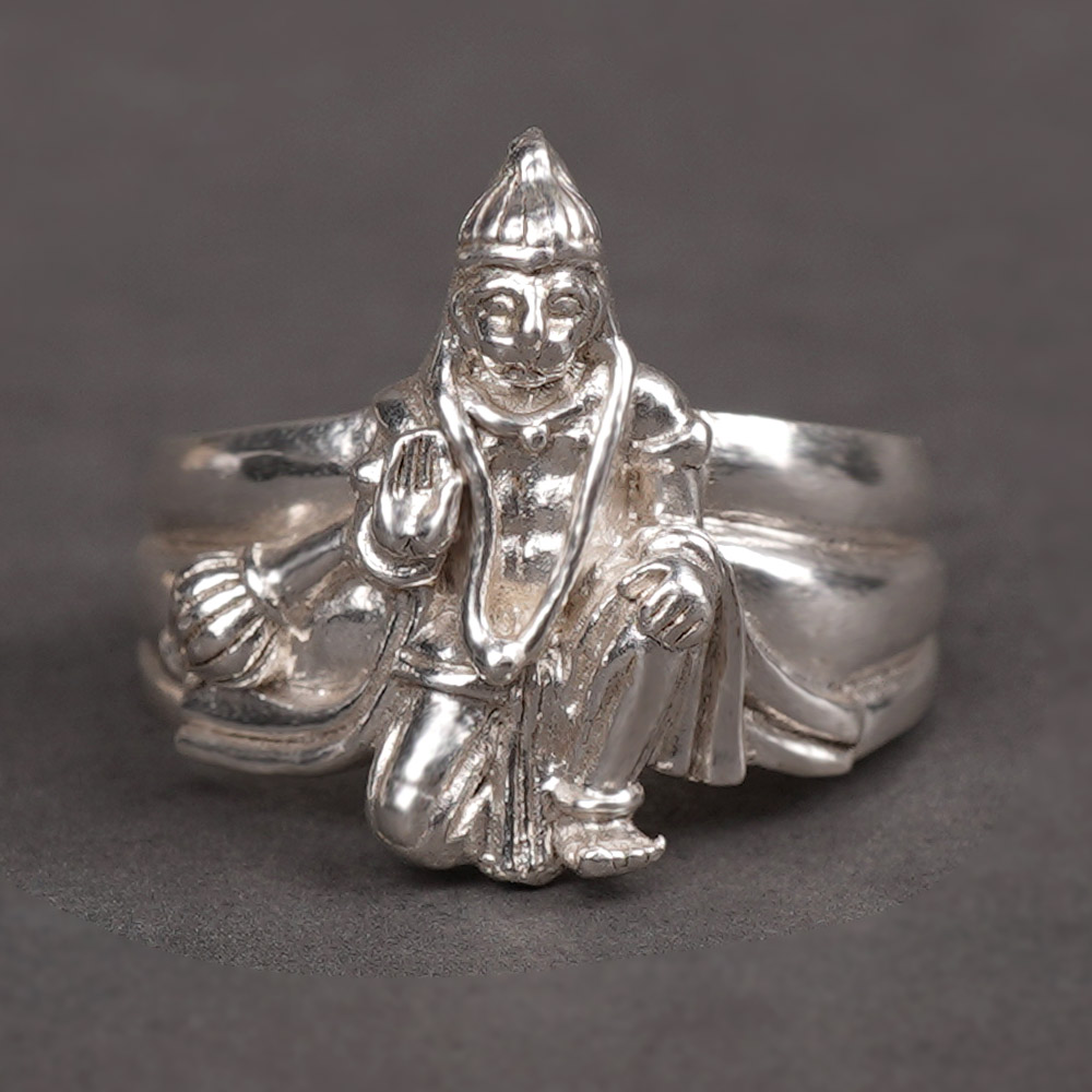 Blessing Hanuman 925 Silver Ring