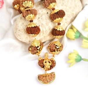 Indrakshi Mala in Pure Gold