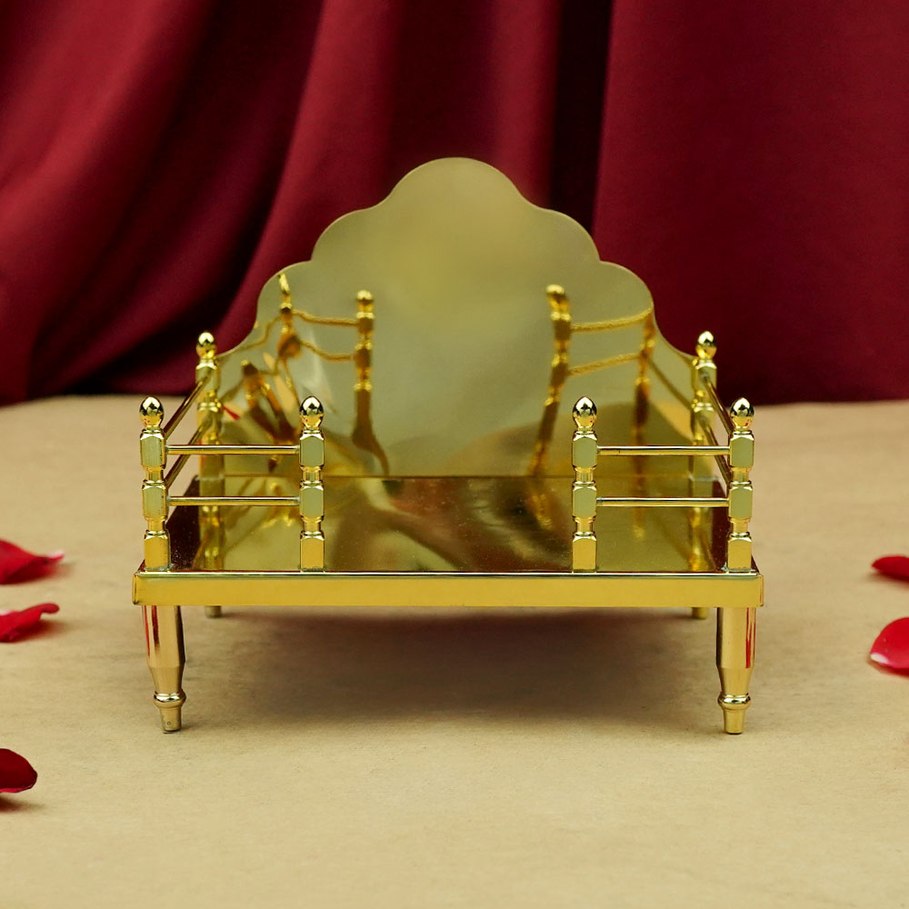 Silver Haldi Kumkum Container Flower Design (Set of 2)