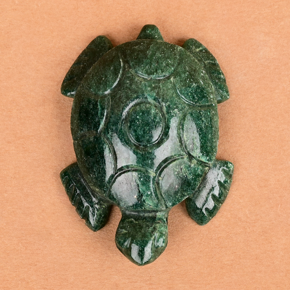 Buy Green Jade Kurma Statue - 55 gms from Rudra Centre (Rudraksha Ratna) at reasonable prices.