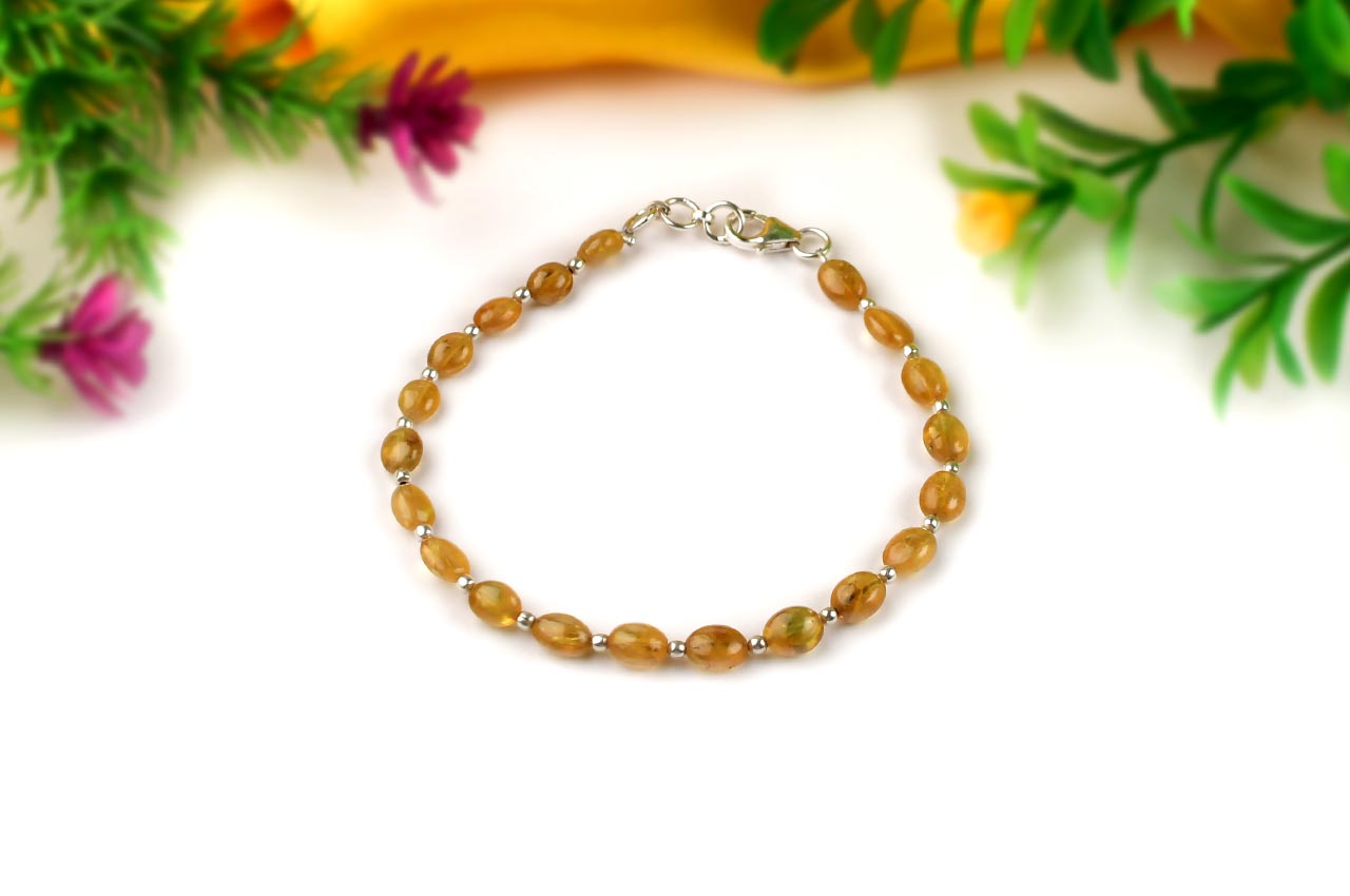 Yellow sapphire Bracelet (Design II)