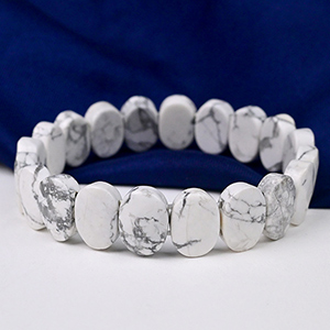 Howlite Faceted Bracelet - II