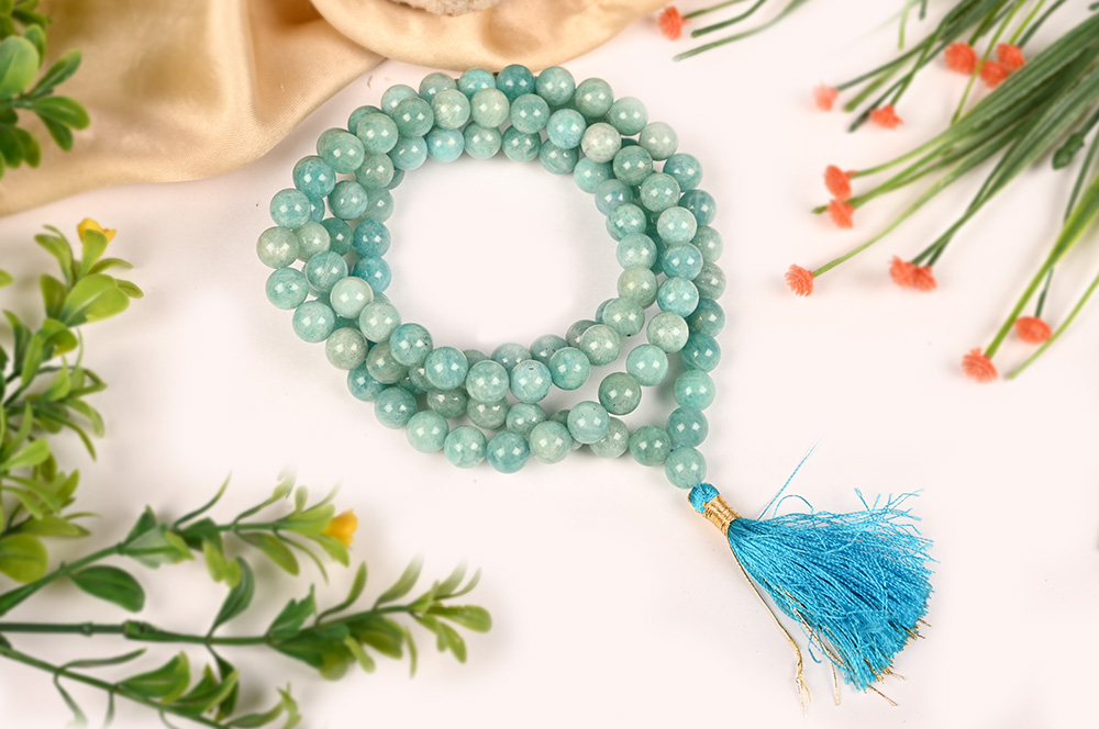 Amazonite Round Mala