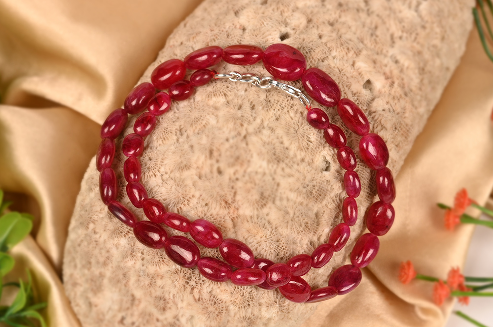 Ruby Oval Necklace - 197.55 Carats