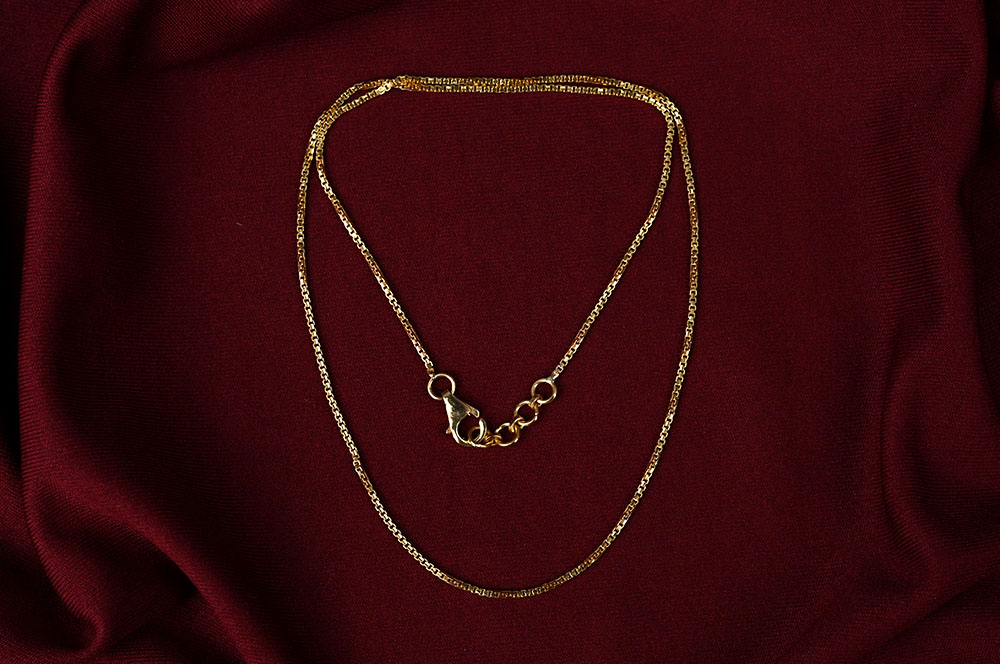 22K Gold Box Chain