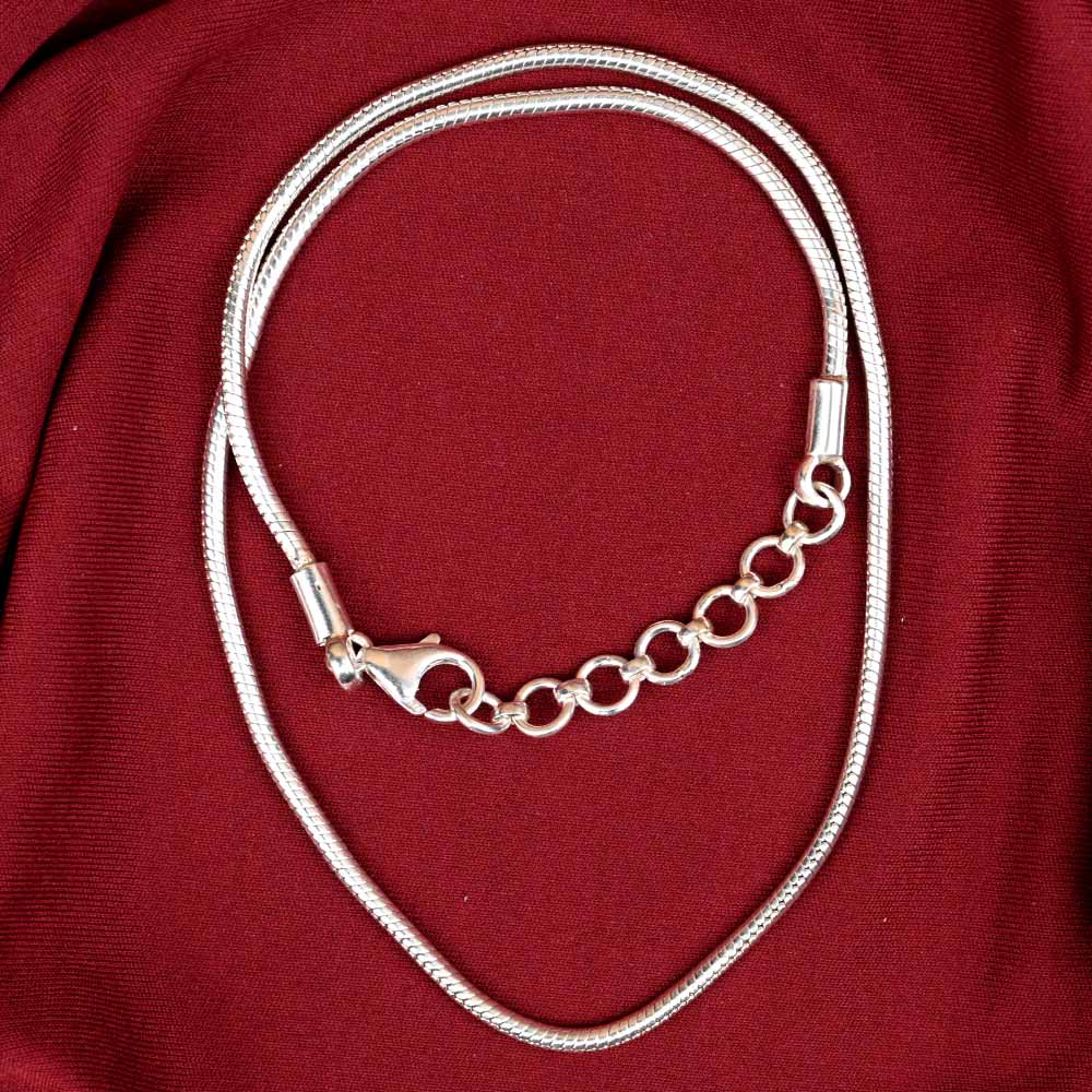 Silver Snake Thick Chain
