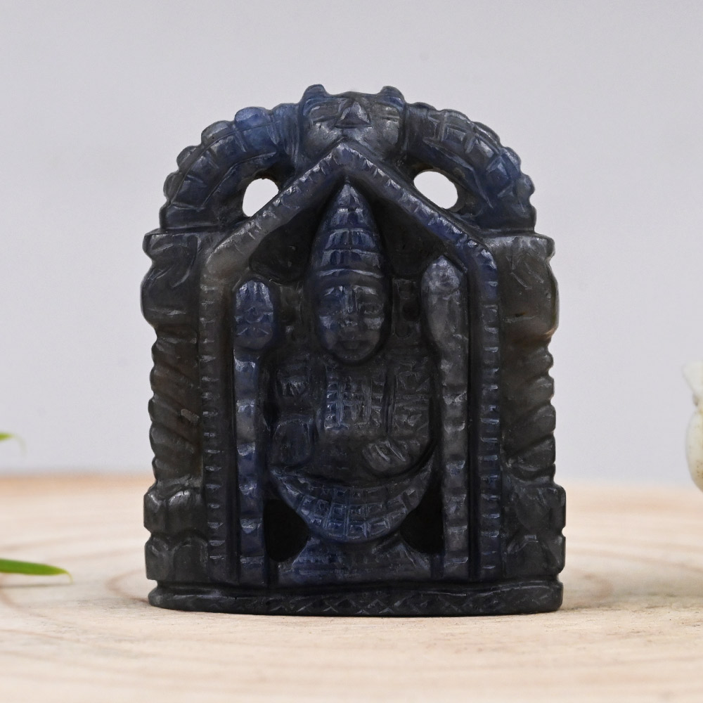 Tirumalai Balaji in Blue Sapphire 149.95 Carat