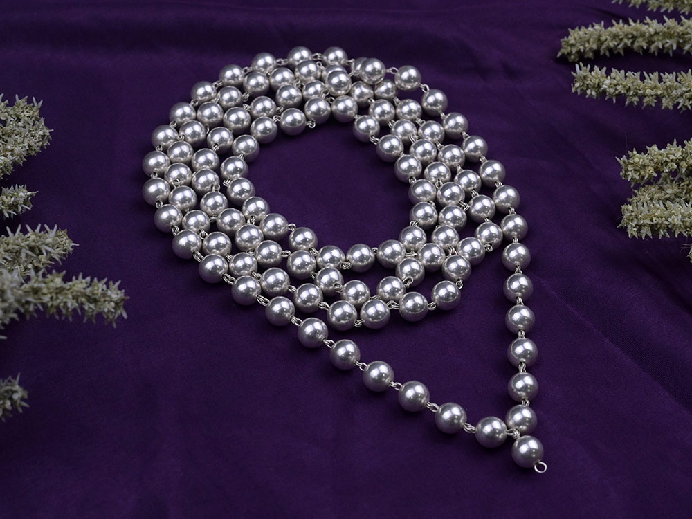 925 Sterling Silver Beads Mala