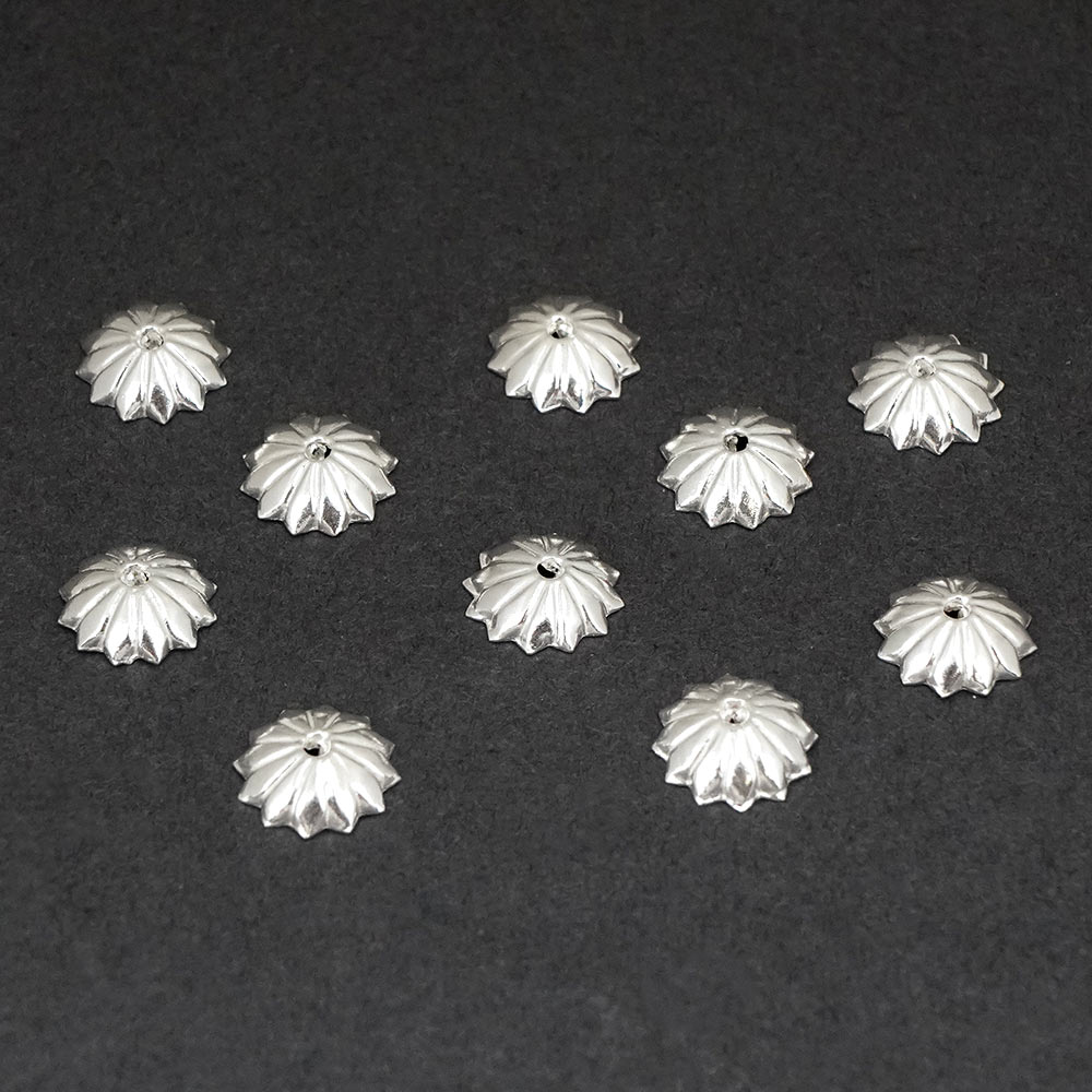 Silver 12 petals Cap