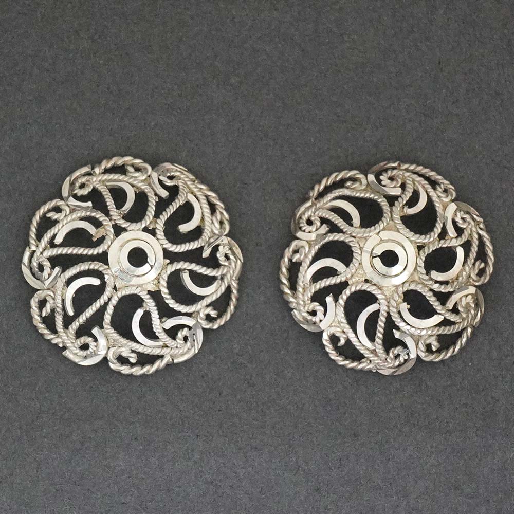 Silver Buti Design Cap