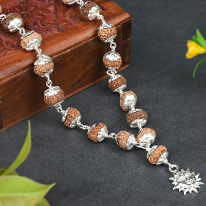 12 Mukhi Surya Radiance 925 Silver Caps Mala
