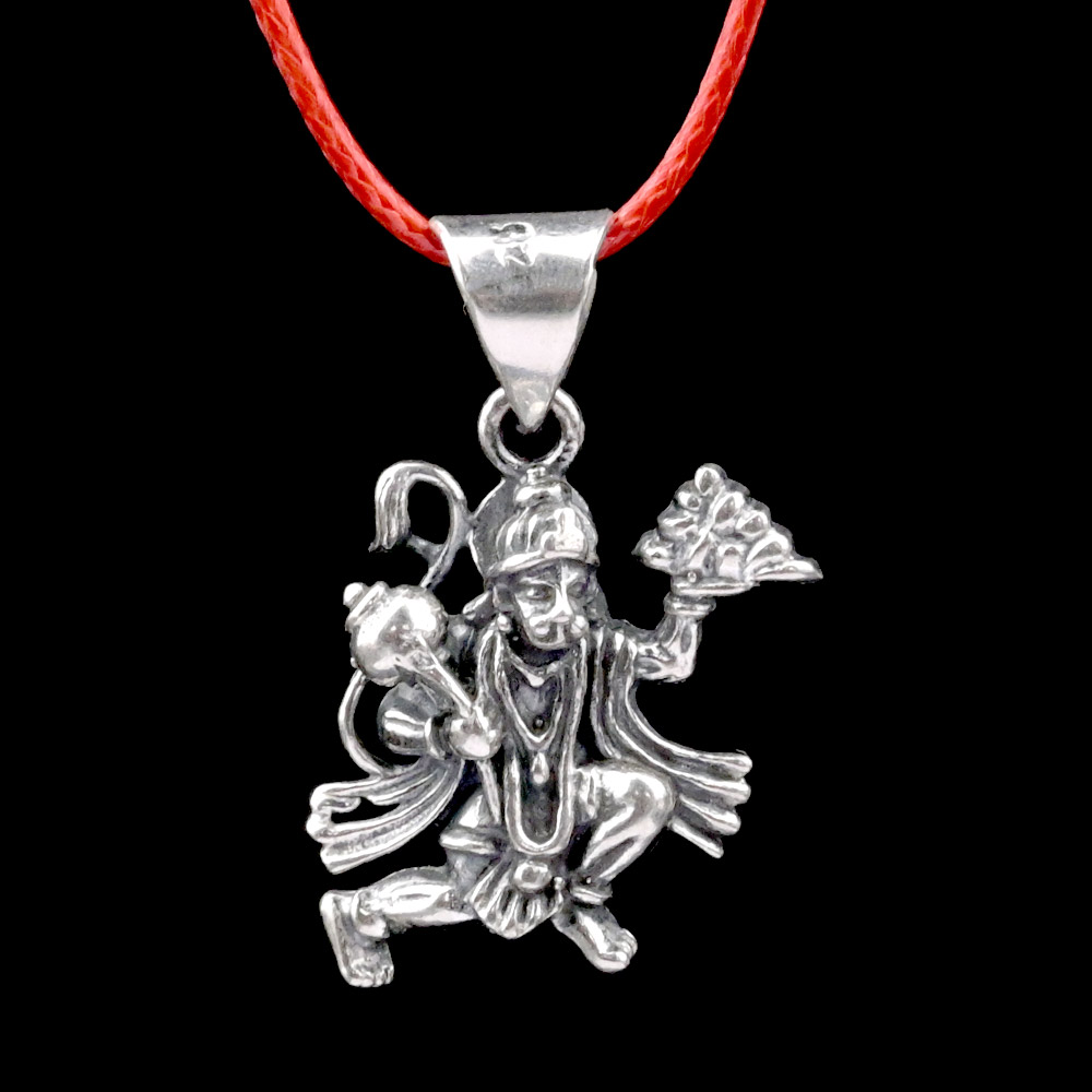 Sanjeevani Parvat Hanuman 925 Silver Pendant