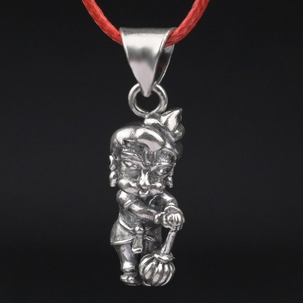Bal Hanuman 925 Silver Pendant