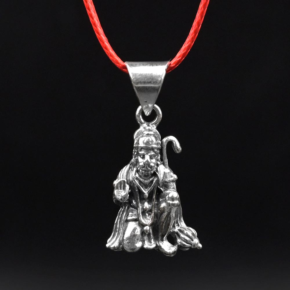 Blessing Hanuman 925 Silver Pendant