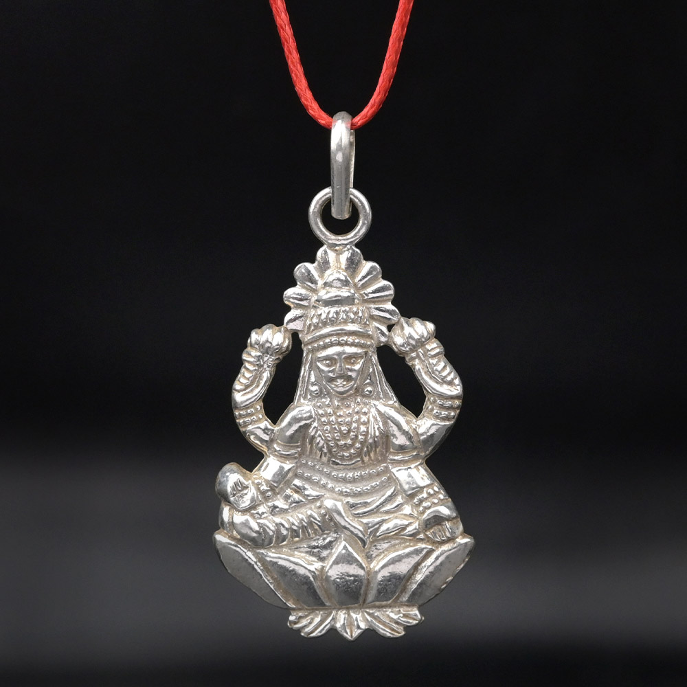 Kamal Lakshmi 925 Silver Pendant