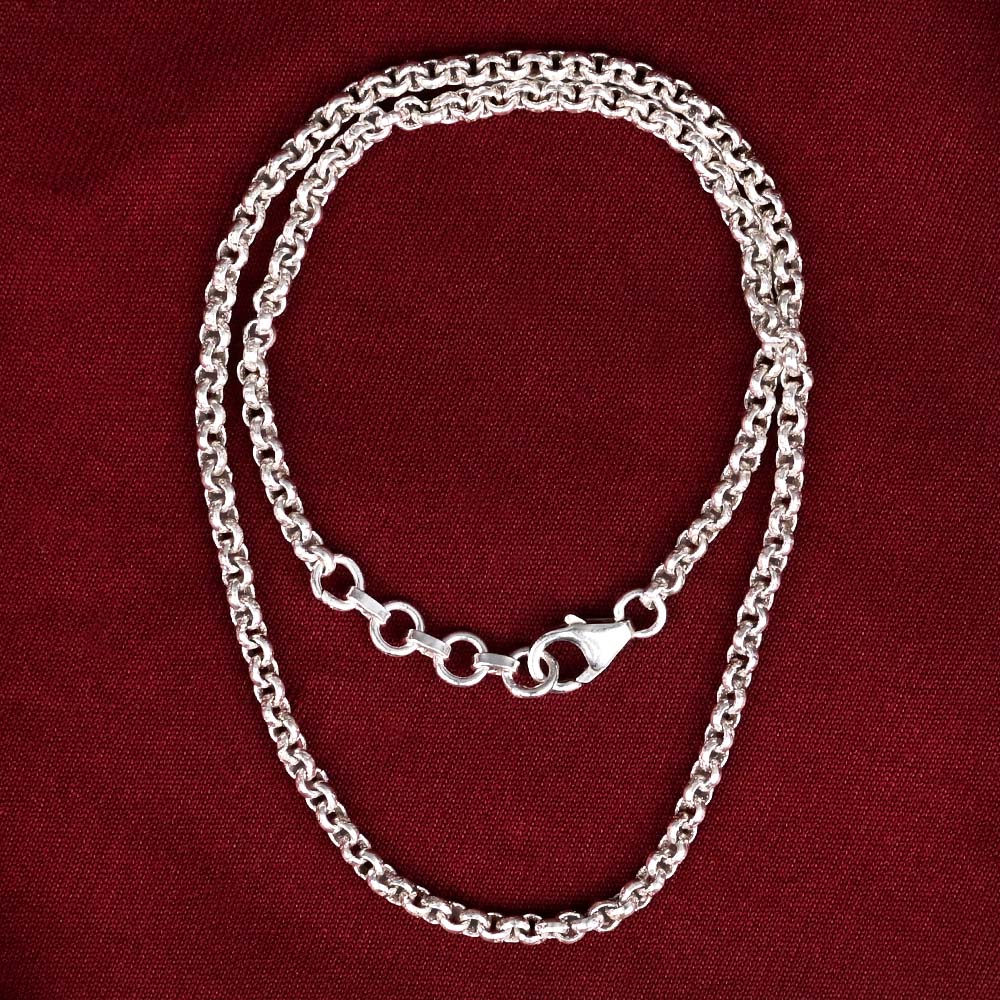 925 Sterling Silver Thick Rolo Chain