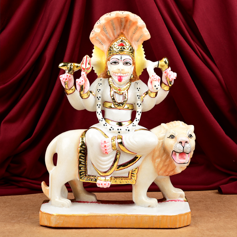 Buy Goddess Pratyangira Devi marble idol
 from Rudra Centre (Rudraksha Ratna) at reasonable prices.