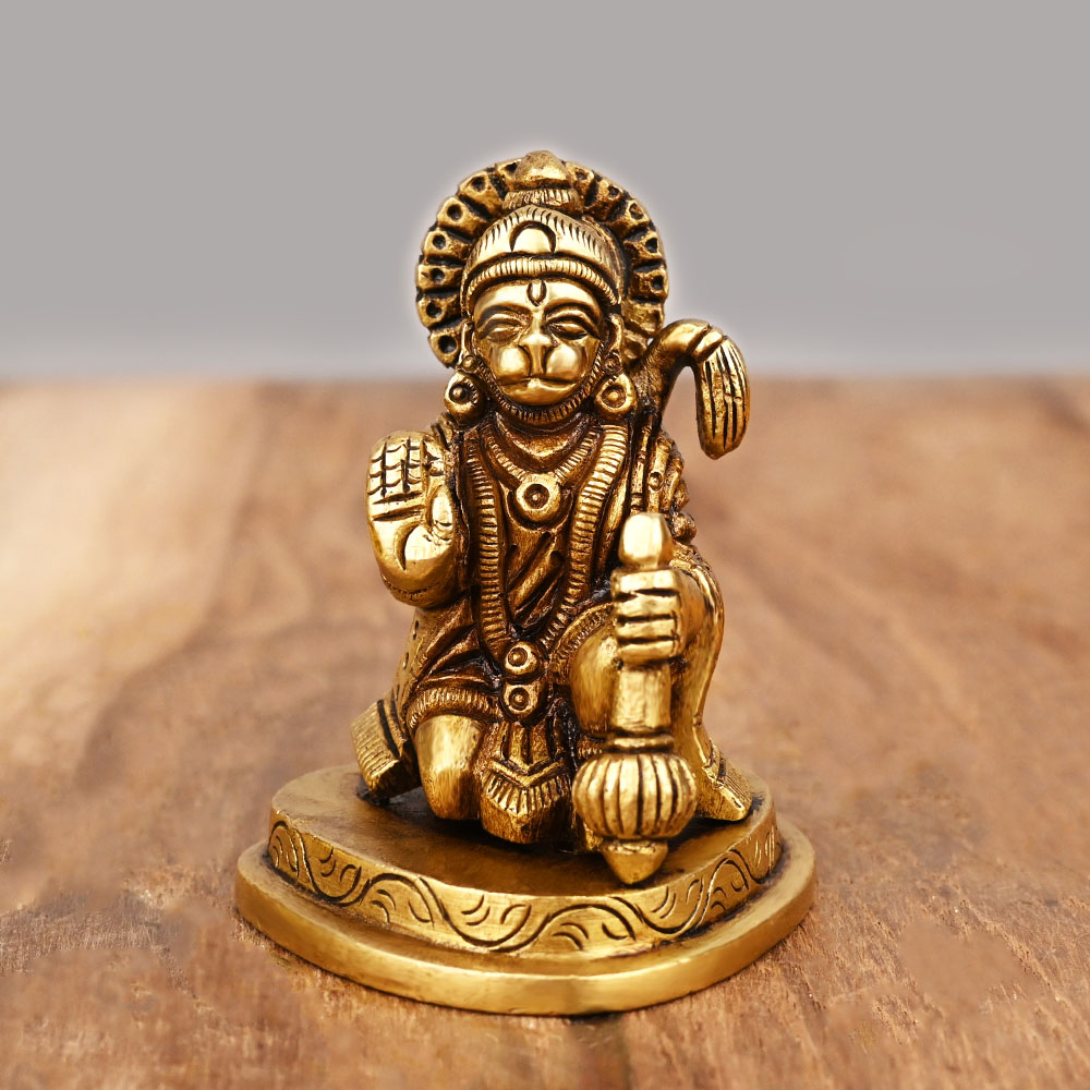 Vignaharta Ganesha Brass Murti