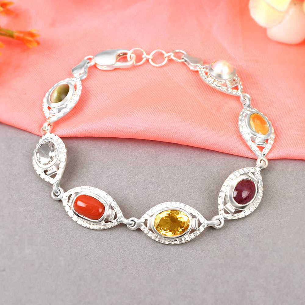 Mahashakti Ratna Kavacham - 3 to 4 carat gems - Ladies Design