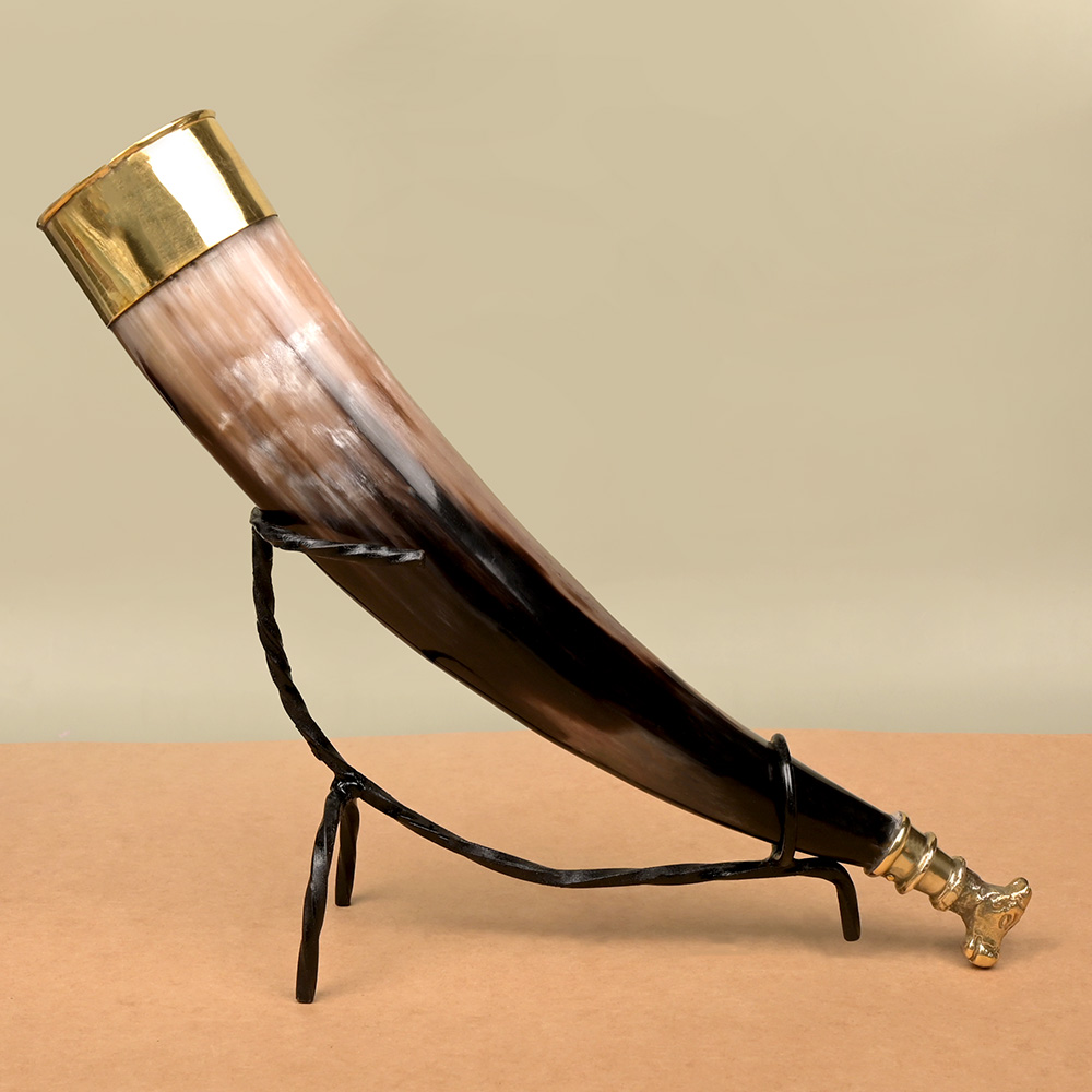 Bull Horn Gaumukhi Shringi for Abhishek - 296 gms