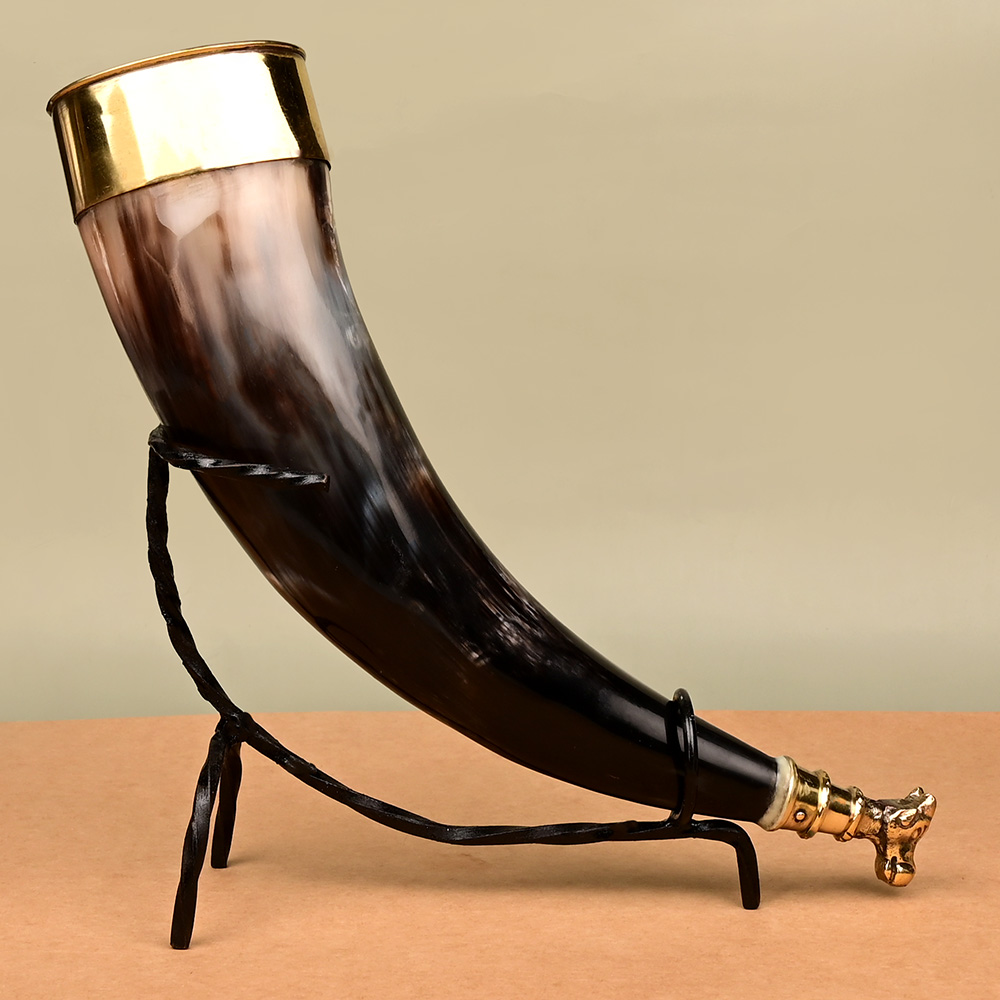 Bull Horn Gaumukhi Shringi for Abhishek - 364 gms