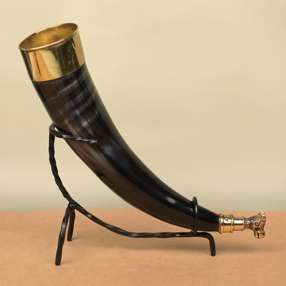 Bull Horn Gaumukhi Shringi for Abhishek - 334 gms