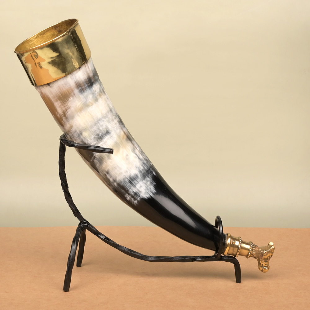 Bull Horn Gaumukhi Shringi for Abhishek - 335 gms