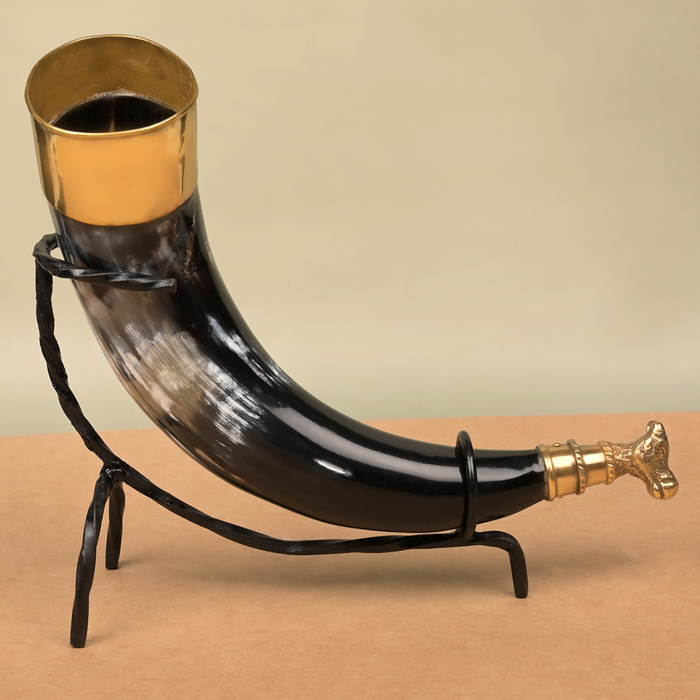Bull Horn Gaumukhi Shringi for Abhishek - 320 gms