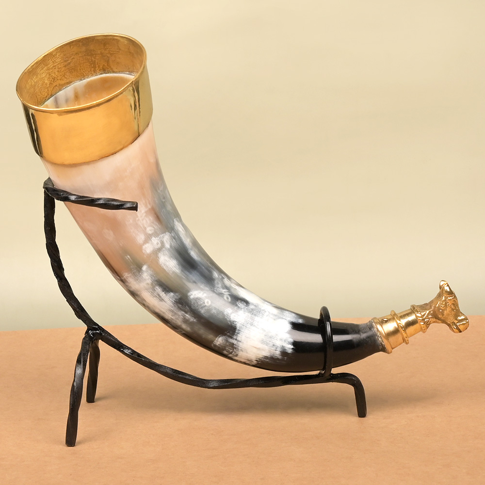 Bull Horn Gaumukhi Shringi for Abhishek - 244 gms