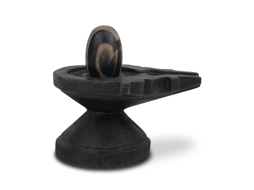 Kaaleshwar Narmada Lingam With Narmada Stone Jaldhari