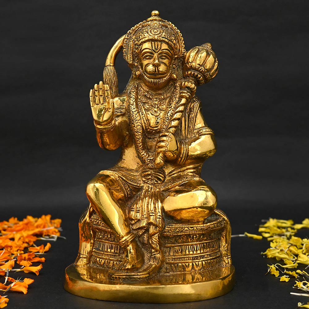 Hanuman Brass Statue