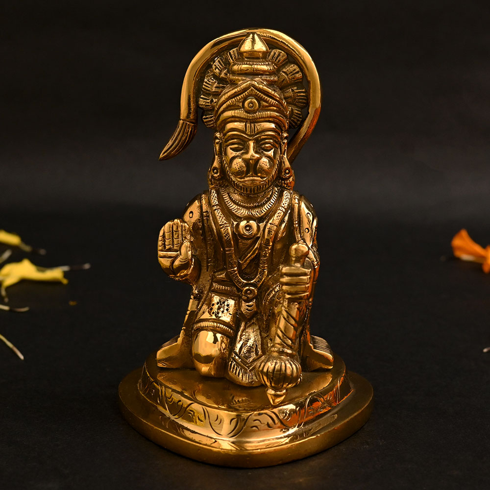 Bhagwan Hanuman Brass Statue