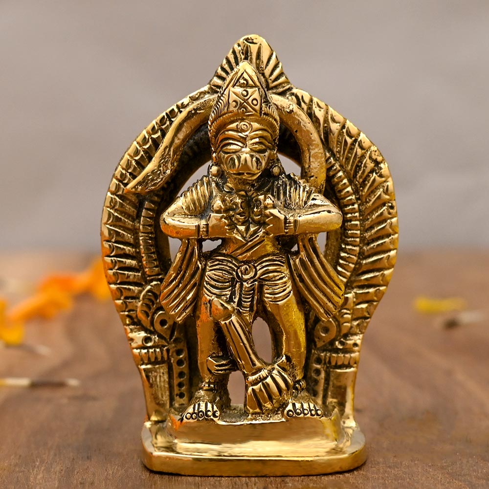 Ram Bhakt Hanuman Brass Murti