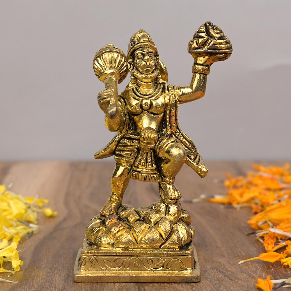 Brass Hanuman Murti