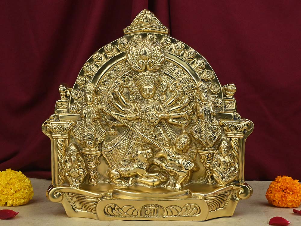 Mahishasura Mardhini Brass Murti