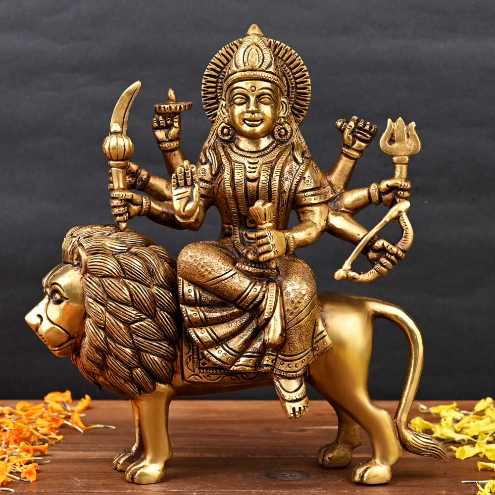 Navdurga Brass Idol